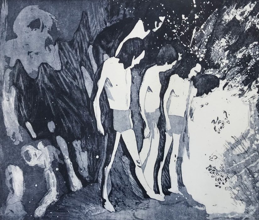 untitled, Intaglio, Aquatint and Etching, 28 x 37 cm, 2019
